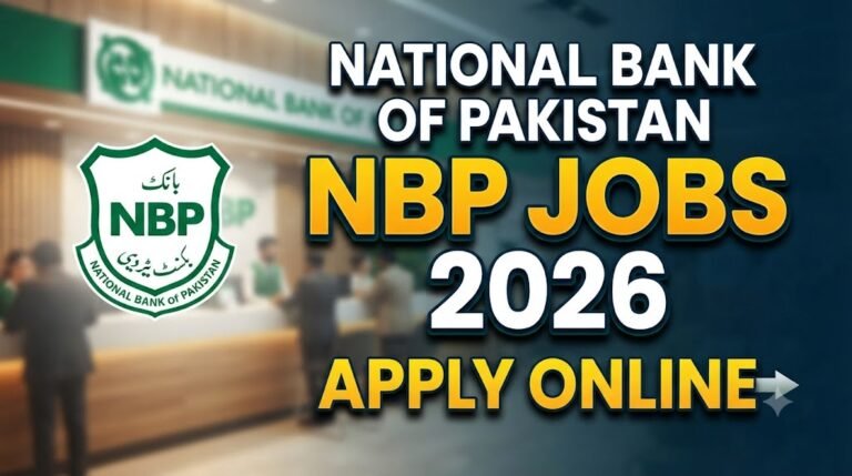 National Bank of Pakistan NBP Jobs 2026 Apply Online