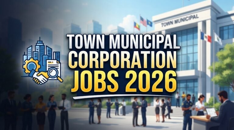 Town Municipal Corporation Jobs 2026 Latest Advertisement