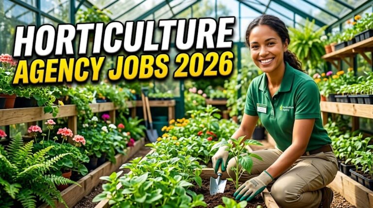Horticulture Agency Jobs Advertisement Notice July 2026