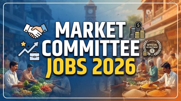 Market Committee Jobs Advertisement 2026 Apply Now