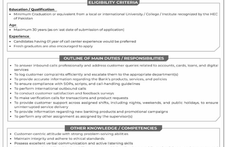 National Bank of Pakistan NBP Jobs 2026 Online Apply